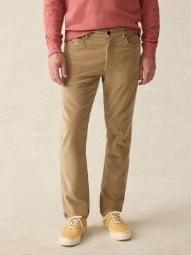 Stretch Terry Corduroy 5-Pocket Pant - Barley