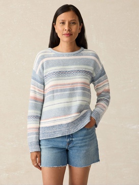 High Tide Sweater - Todos Santos Stripe