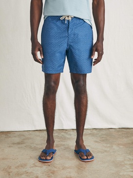 Sunwashed Boardshort - Midnight Fishscale