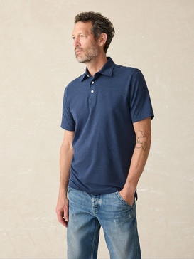 Movement™ Short-Sleeve Polo Shirt (Tall) - Great Falls Heather