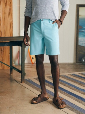 All Day Shorts (9" Inseam) - Turquoise Sky