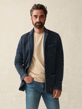 Inlet Knit Blazer - Hendricks Indigo Wash