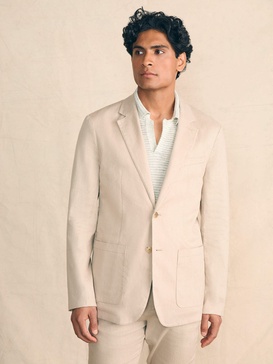 Movement™ Flex Linen Blazer - Natural