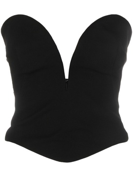 V-neck corset top