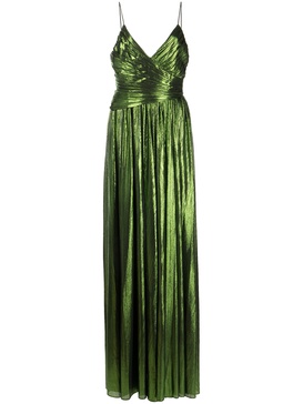 Doss pleated gown