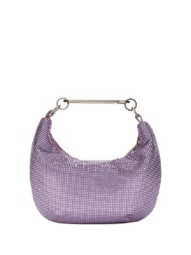 paperclip embellished shoulder bag