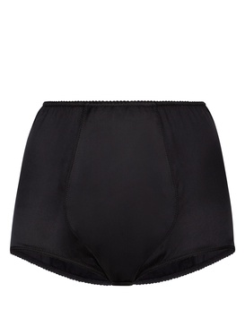 satin-finish high-waisted briefs 