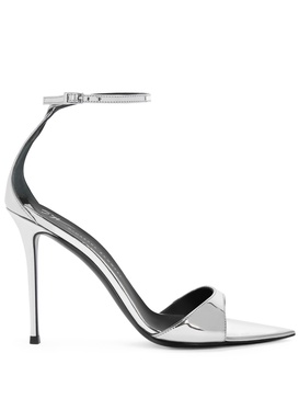 Intriigo 90mm metallic-effect sandals