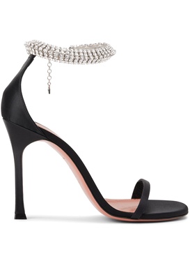 Iman 105mm satin sandals 