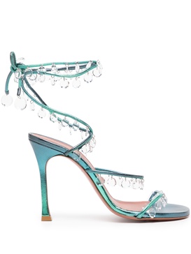 Tina 105mm crystal-embellished sandals