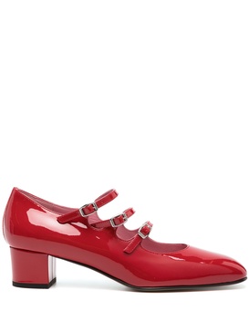 Kina patent-leather Mary Jane shoes