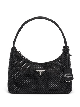 Re-Edition 2000 crystal-embellished mini bag