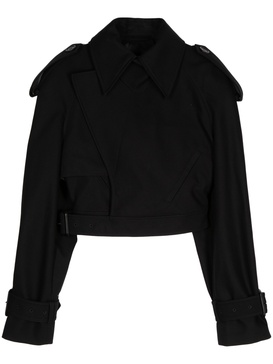 Perfecto cropped trench jacket