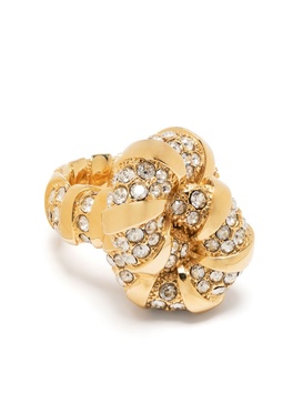 Mélodie crystal-embellished ring