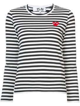 striped long sleeved T-shirt 