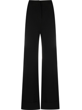 wide-leg high-waisted trousers