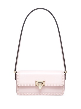 Rockstud23 E/W leather shoulder bag