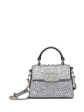 mini VSling embroidered handbag