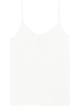 ribbed-knit tank-top