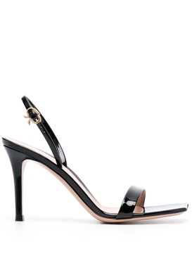 Ribbon Stiletto 85mm leather sandals