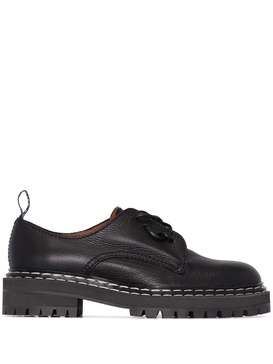 leather Oxford shoes