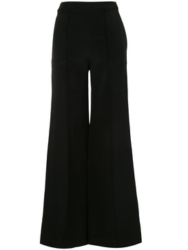 Peacock wide-leg trousers