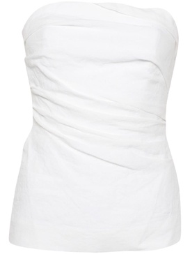 Izel linen bandeau top