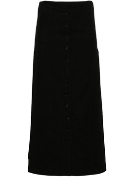 Atriblack buttoned skirt