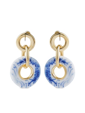 x Jacky Tsai Porcelain earrings