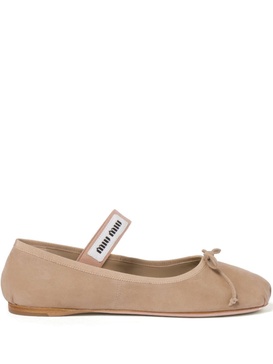 suede ballerina shoes