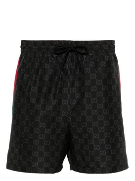 GG Supreme-print swim shorts