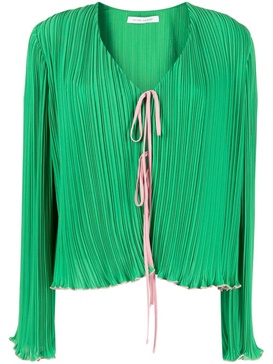 Crio fully-pleated blouse