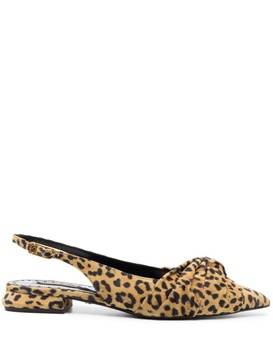 Le Pettegole leopard-print mules