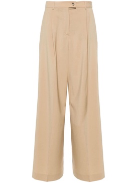 mid-rise palazzo trousers 