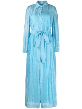 Lobelia organza shirt dress