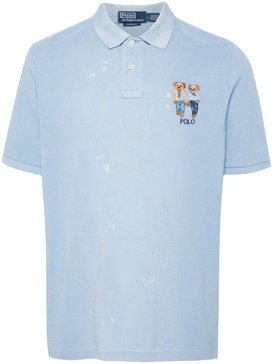 Polo Bear-embroidered polo shirt