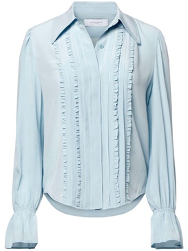 Heidi ruffled silk blouse