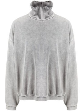 roll-neck drop-shoulder jumper 