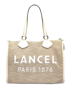 large logo-print tote bag