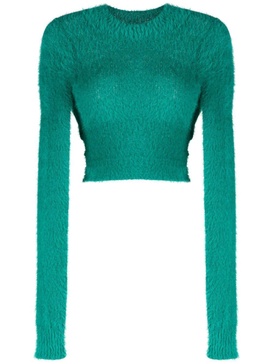 knitted cropped jumper