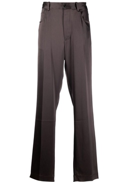 mid-rise straight-leg trousers 