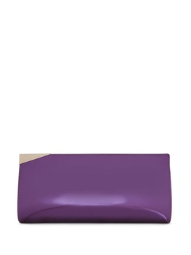 Armide metallic clutch bag