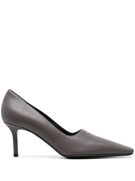 70mm leather pumps