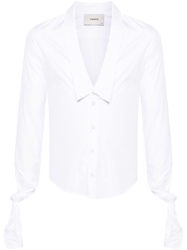 extra-long sleeves cotton shirt