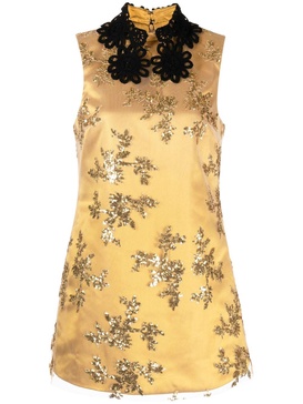 Repertoire sequin-embellished mini dress