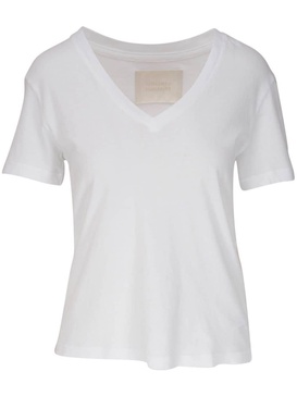 V-neck cotton T-shirt