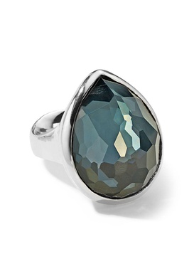 sterling silver Rock Candy® Teardrop hematite cocktail ring