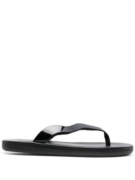 Laconia leather flip flops 