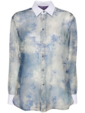 floral-print shirt 