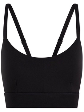 Amber cropped performance top